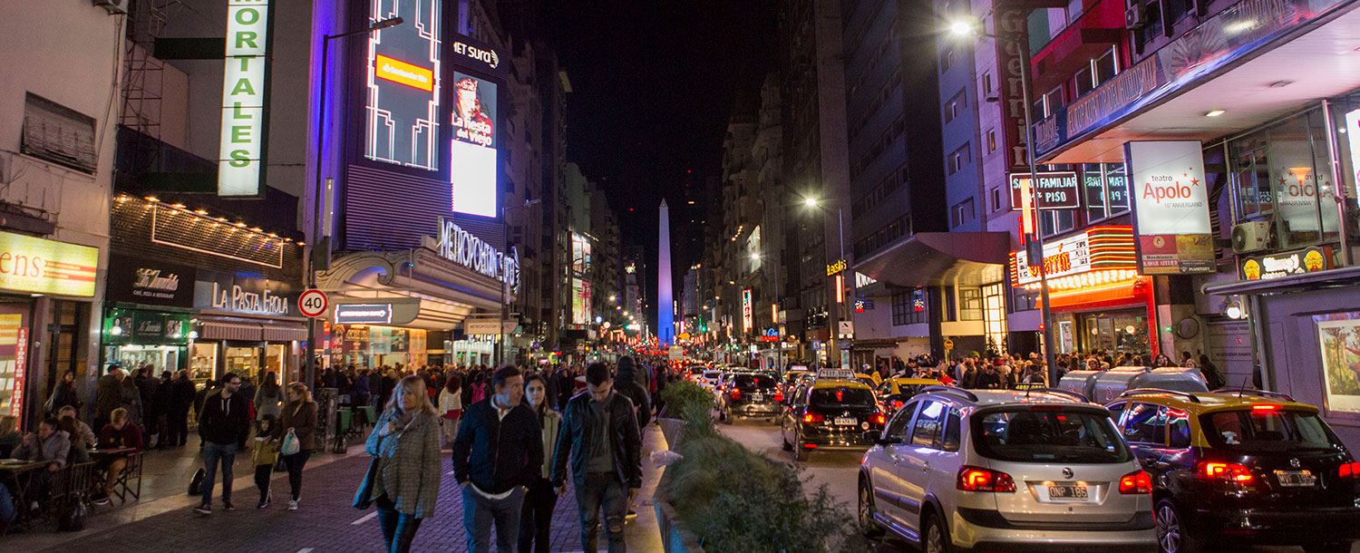 Gastronomía en Av. Corrientes