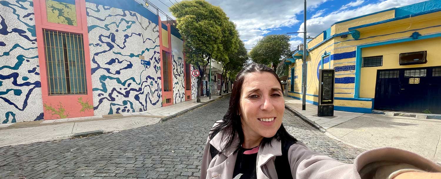 Selfie en el Pasaje Lanín